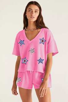 Pailletten Ster Kort Set Roze