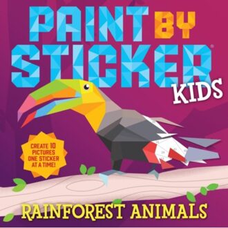 Paint By Sticker Kids: Rainforest Animals - Paint By Sticker - Workman Publishing