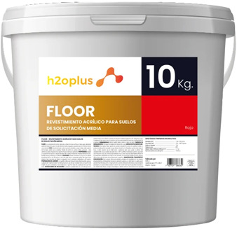 Paint for outdoor and indoor floors Red 10Kg • FLOOR paint garage