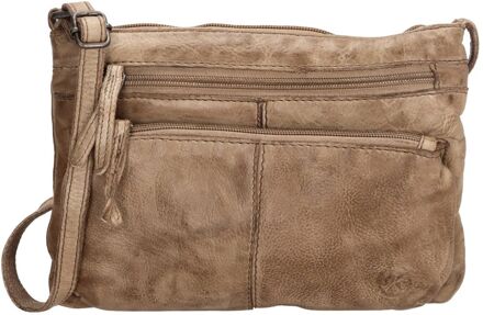 Paint Rock Shoulderbag sand damestas Zand - H 17 x B 23 x D 3,50 cm