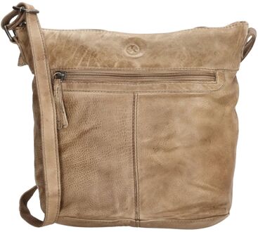 Paint Rock Shoulderbag sand damestas Zand - H 24 x B 29 x D 10 cm