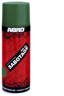 Paint spray sabotage 77 (dark green) Abro Masters