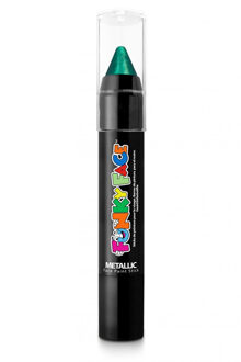 PaintGlow Face paint stick - metallic groen - 3,5 gram - schmink/make-up stift/potlood