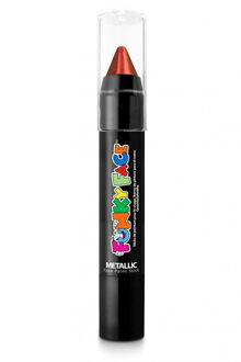 PaintGlow Face paint stick - metallic rood - 3,5 gram - schmink/make-up stift/potlood