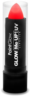 PaintGlow Lippenstift/lipstick - neon rood - UV/blacklight - 5 gram - schmink/make-up
