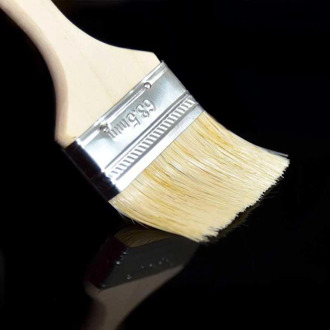 Painting Paint Bristle Brush Wooden handle Decorative Roller Household Wall Tool Artists Brush 2 inch