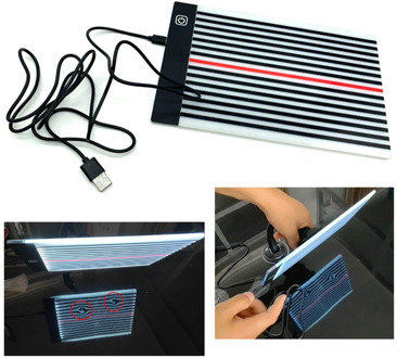 Paintless Dent Fix Tools Car LED Stripe Line Board Light Dent Reflector Dent Removal Repair Tool Lamp with Adjustment Holder