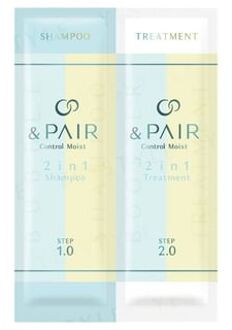 &Pair Control Moist 2 In 1 Shampoo & Treatment Sachet Set 10ml+10g