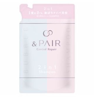 &Pair Control Repair 2 In 1 Bubble Shampoo 350ml Refill