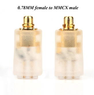 Pair hifi audio MMCX Converter 0.78MM Headset Converter Plug 0.78mm to mmcx hi-end mmcx to qdc