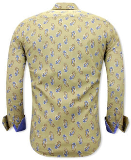 Paisley slim fit Veelkleurig - XXL