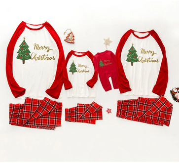 Pajamas Christmas Family Mom And Daughter Matching Clothes Mother Father Son Xmas Pyjamas Baby Romper Kids Boy Girl Pijamas Gift