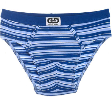 Pak-6 Ademende stoffen slips met anatomische voorkant LPG1013 kind Veelkleurig