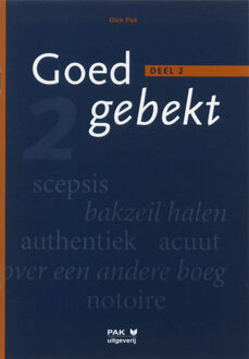 Pak, Uitgeverij Goed gebekt / 2 - Boek D. Pak (9080516228)