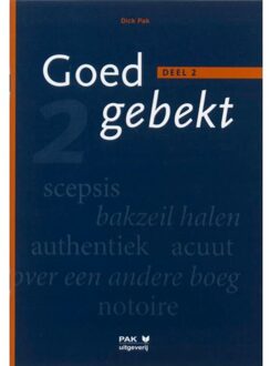 Pak, Uitgeverij Goed gebekt / 2 - Boek D. Pak (9080516228)