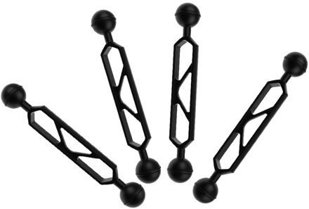 Pak van 4 Stuks Aluminium 6 Inch Dual Bal Arm voor Onderwater Fotografie Licht Aansluiting Lichtgewicht Zeer Duurzaam