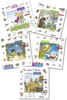 Pakket 2 kleuters samenleesboeken (5 titels) -   (ISBN: 9789048756254)