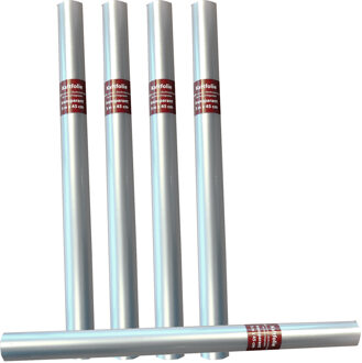 Pakket van 5x stuks rollen Transparant kaftfolie 500 x 45 cm - boeken kaften