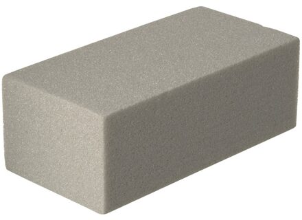Pakket van 8x stuks grijs steekschuim/oase droog gebruik 23 cm - Bloemstukken/kerststukjes maken met steekschuim blok - Hobby/decoratie materiaal
