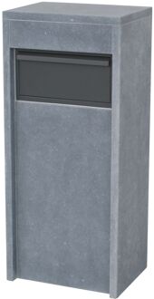 Pakketbrievenbus Alicante - Natuursteen - Blauwe Hardsteen - 46x102x34cm