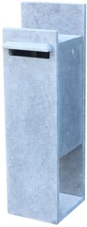 Pakketbrievenbus Compostella Left Xl - Natuursteen - Blauwe Steen - 40x115x40cm