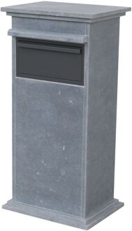 Pakketbrievenbus Sevilla Parcel - Natuursteen - Blauwe Hardsteen - 51x103x39cm