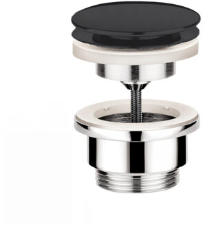 Pal waste 'click-plug' rond, mat zwart