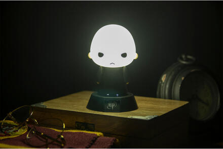 Paladone Lamp Harry Potter: Voldemort Icon Light V2 10 Cm Wit/zwart