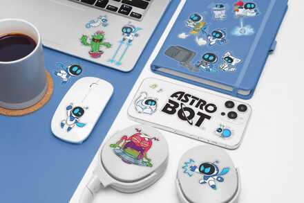 Paladone Products Astro Bot Gadget Sticker Set Astro Bot