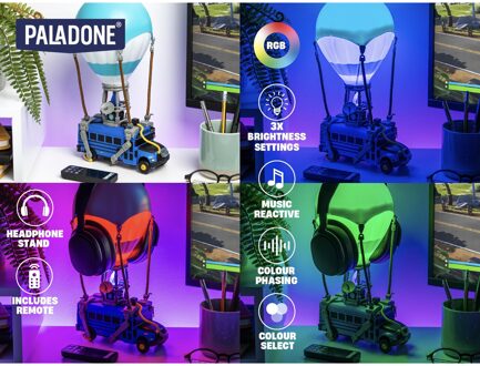 Paladone Products Fortnite Diorama Light Battle Bus