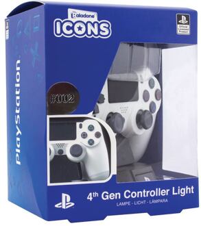 Paladone Products Playstation 4 Controller Nachtlamp  - Icon Light - 3D Lamp - Wit