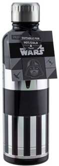 Paladone Products Star Wars Premium Metal Water Bottle Darth Vader Lightsaber
