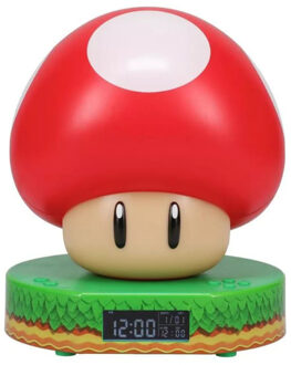 Paladone Super Mario: Super Mushroom Digital Alarm Clock Wekker