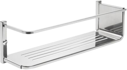 PALATINO - Doucherekje voor in de douche - enkel schap - wandbevestiging  - glanzend inox - 31 cm breed