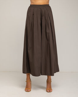 Palazzo broek Bruin