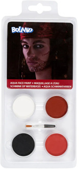 Palet Piraat schmink Multikleur - Print