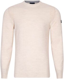 Palio Crew Neck Sweater Heren crème - L