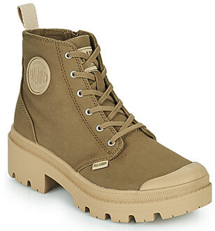 Palladium Laarzen Palladium Pallabase TWILL" Kaki - 37,38,40