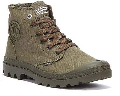 Palladium Pampa Hi Mono Chroom Groen Laarzen