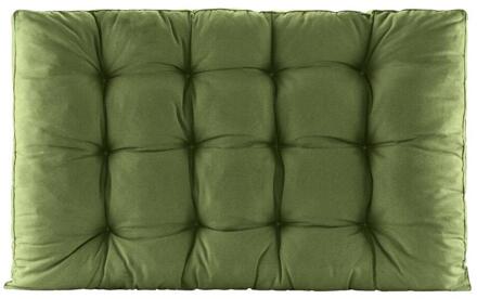Palletkussen Florence Donker 120x80 Cm - Polyester - Groen