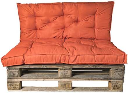 Palletkussens 120x80 cm - oranje - set van 2