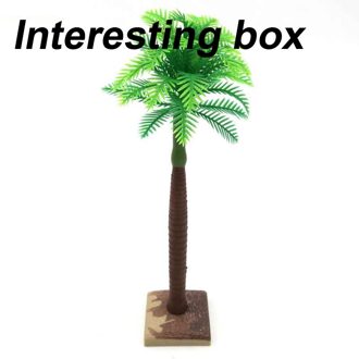 Palm Boom Landschap Boom Building Model Boom Statische Boom Zand Tafel Model Scene Model Materiaal