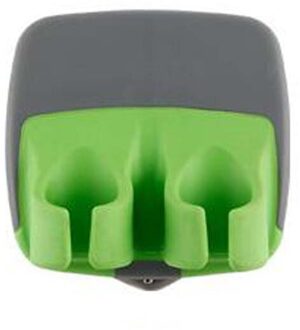 Palm Hand Dunschiller Keuken Duurzaam Fruit Dunschiller Met Comfortabele Vinger Ring Voor Aardappel Wortelen Komkommers groen