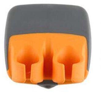 Palm Hand Dunschiller Keuken Duurzaam Fruit Dunschiller Met Comfortabele Vinger Ring Voor Aardappel Wortelen Komkommers oranje