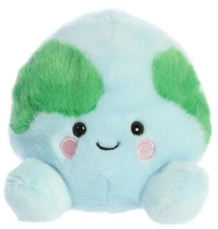 Palm pal knuffel, planeet aarde, 13 cm