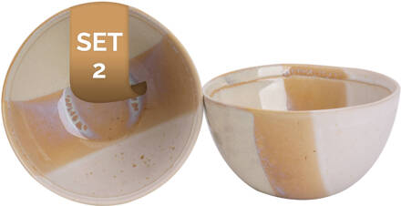 Palmer Schaal Beach 15.5 cm 80 cl Beige Stoneware 6 stuk(s)