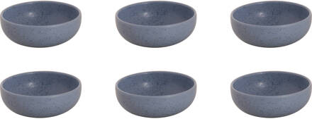 Palmer Schaal Sandy Loam 12 cm Blauw Stoneware 6 stuks