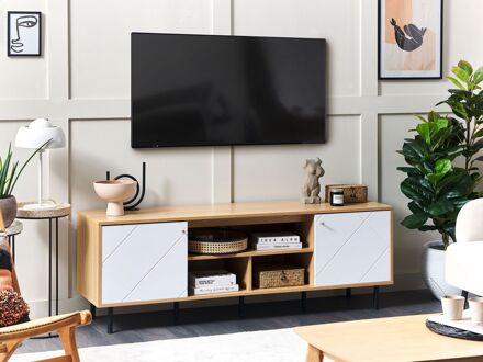 PALMER TV-meubel lichte houtkleur Bruin