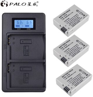 Palo 2 Pcs Camera Digitale Batterij LP-E8 + Lcd-scherm Smart Akku Lader Voor Canon Eos 550D 600D 650D 700D x4 X5 X6i X7i T2i T3i 1 lader 3 accu