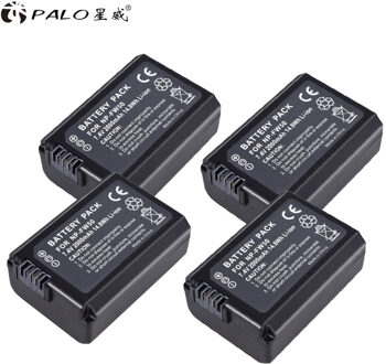 Palo 8 Stuks 2000 Mah NP-FW50 Np FW50 NPFW50 Batterij Oplaadbare Voor Sony Alpha A6500 A6300 A7 7R A7R A7RII a7II NEX-3 NEX-3N NEX-5 4stk accu